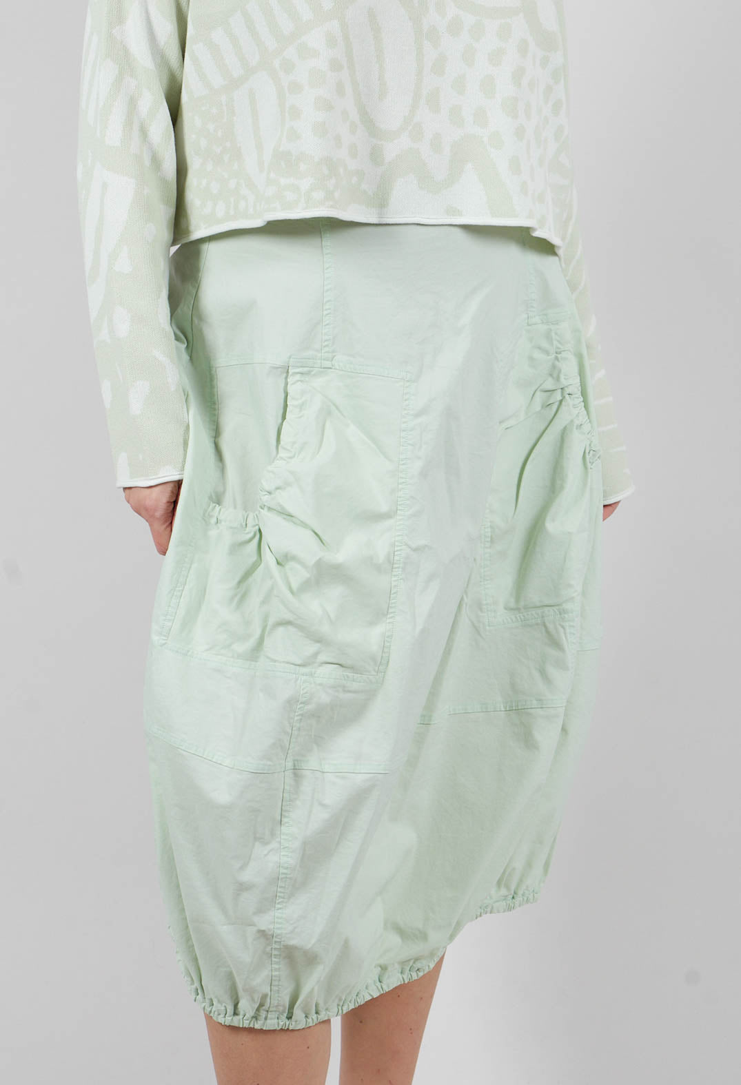 Pull On Balloon Skirt in Lime - 3630312