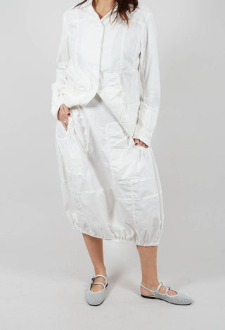 Pull On Balloon Skirt in Off White - 3630312