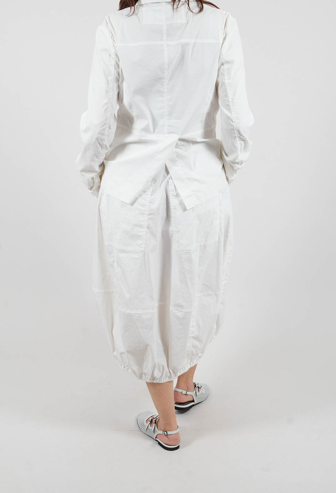 Pull On Balloon Skirt in Off White - 3630312