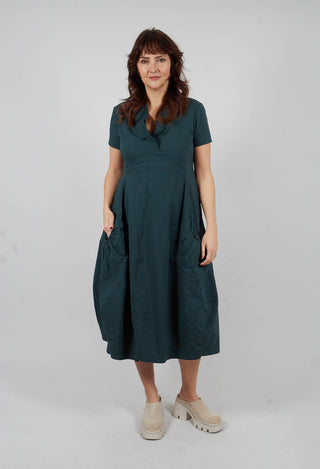 Feature Neckline Dress in Tree - 3630917