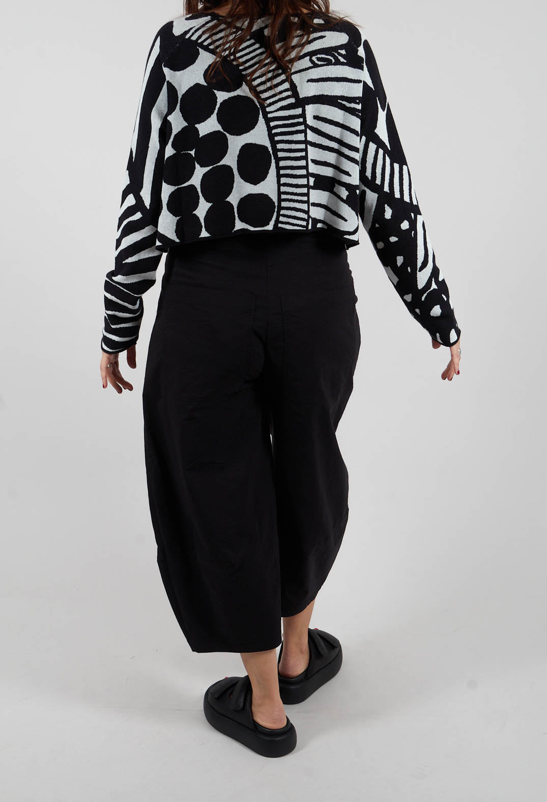 Trousers with Feature Pockets in Black - 3630118