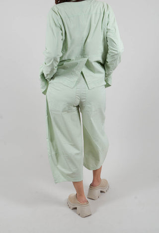 Trousers with Feature Pockets in Lime - 3630118