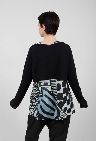 Cropped Pullover in Black - 3720706