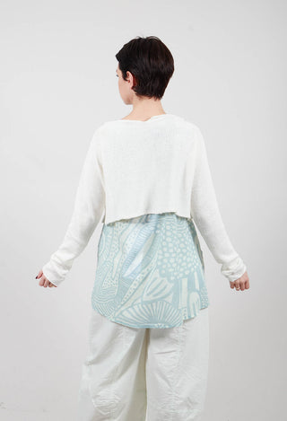 Cropped Pullover in Off White - 3720706