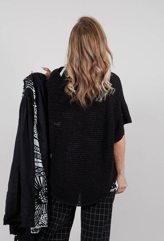 Relaxed Fit Jumper in Black - 3730702