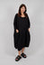 Curved Seam Dress in Black - 3830906