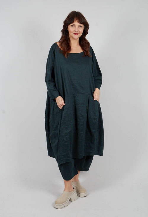 Curved Seam Dress in Tree - 3830906