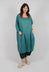 Curved Seam Dress in Grass - 3830906