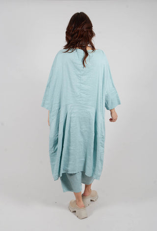 Curved Seam Dress in Mint - 3830906