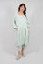 Curved Seam Dress in Lime - 3830906