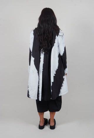 Printed Jacket in Big Stripe