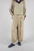Sheer Finish Harem Trousers in Gold