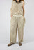Dart Hem Trousers in Gold
