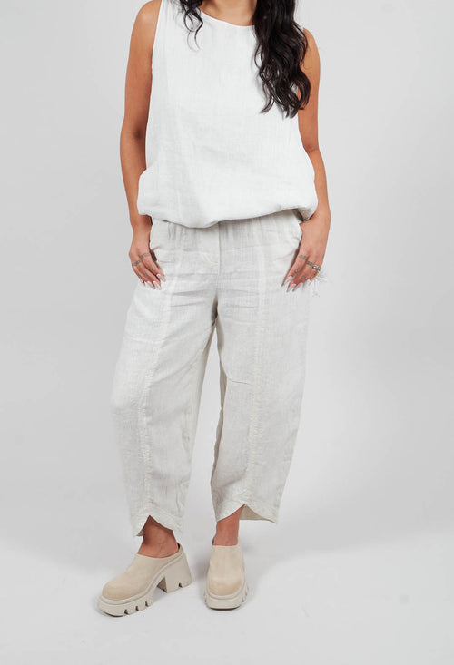 Barrel Trousers in Ice