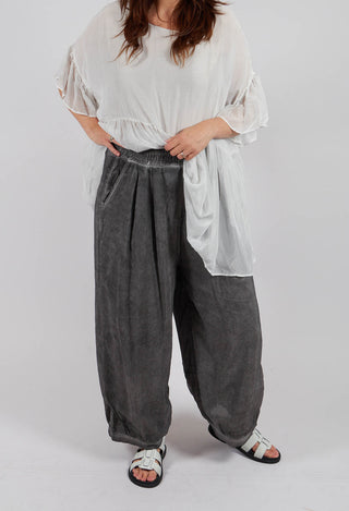 Harem Trousers in Onyx