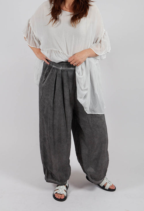 Harem Trousers in Onyx