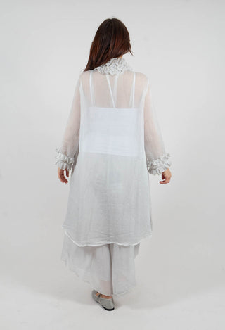 Ruffle Tunic in Salt