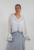 Ruffle Shirt in Salt