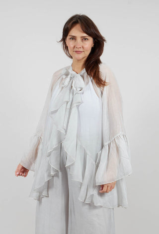 Ruffle Tunic in Salt