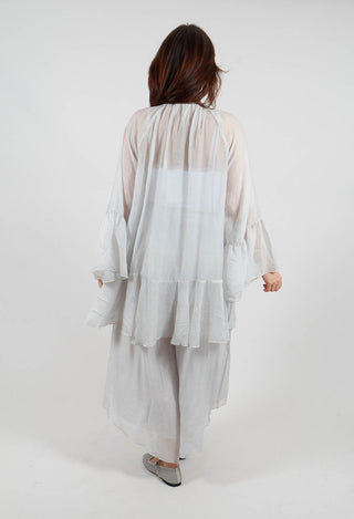Ruffle Tunic in Salt