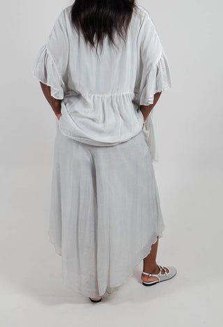 Asymmetric Trousers in Salt
