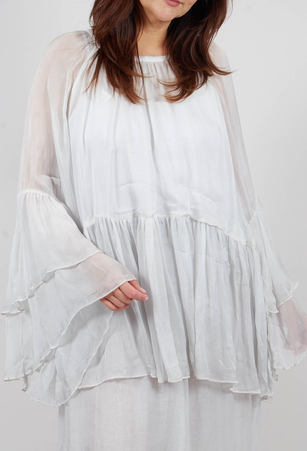 Raglan Blouse in Salt