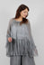 Raglan Blouse in Black Pepper