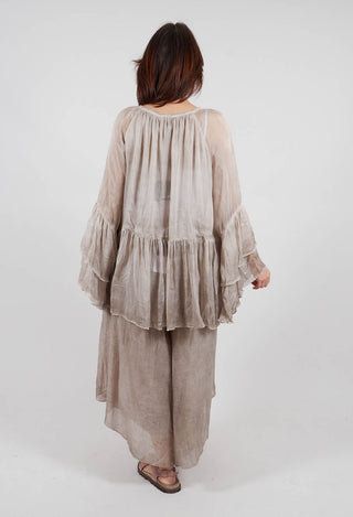 Raglan Blouse in Mushroom