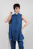 Sleeveless Vest in Indigo