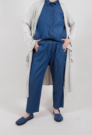 Tapered Trousers in Indigo