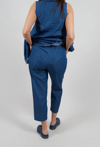 Tapered Trousers in Indigo