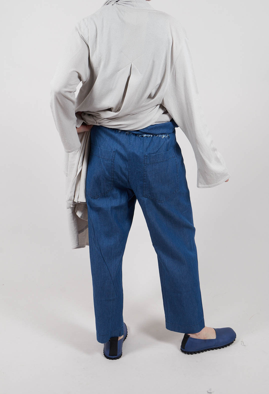 Tapered Trousers in Indigo