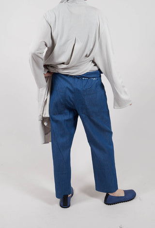 Tapered Trousers in Indigo