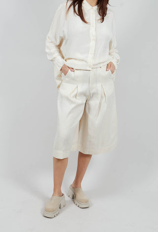 Culotte Trousers in Natural