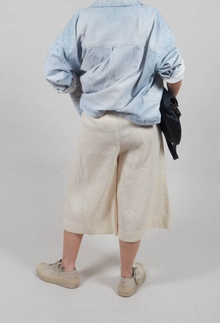 Culotte Trousers in Natural