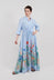 Margherita Dress in Botanico Fondo Celeste