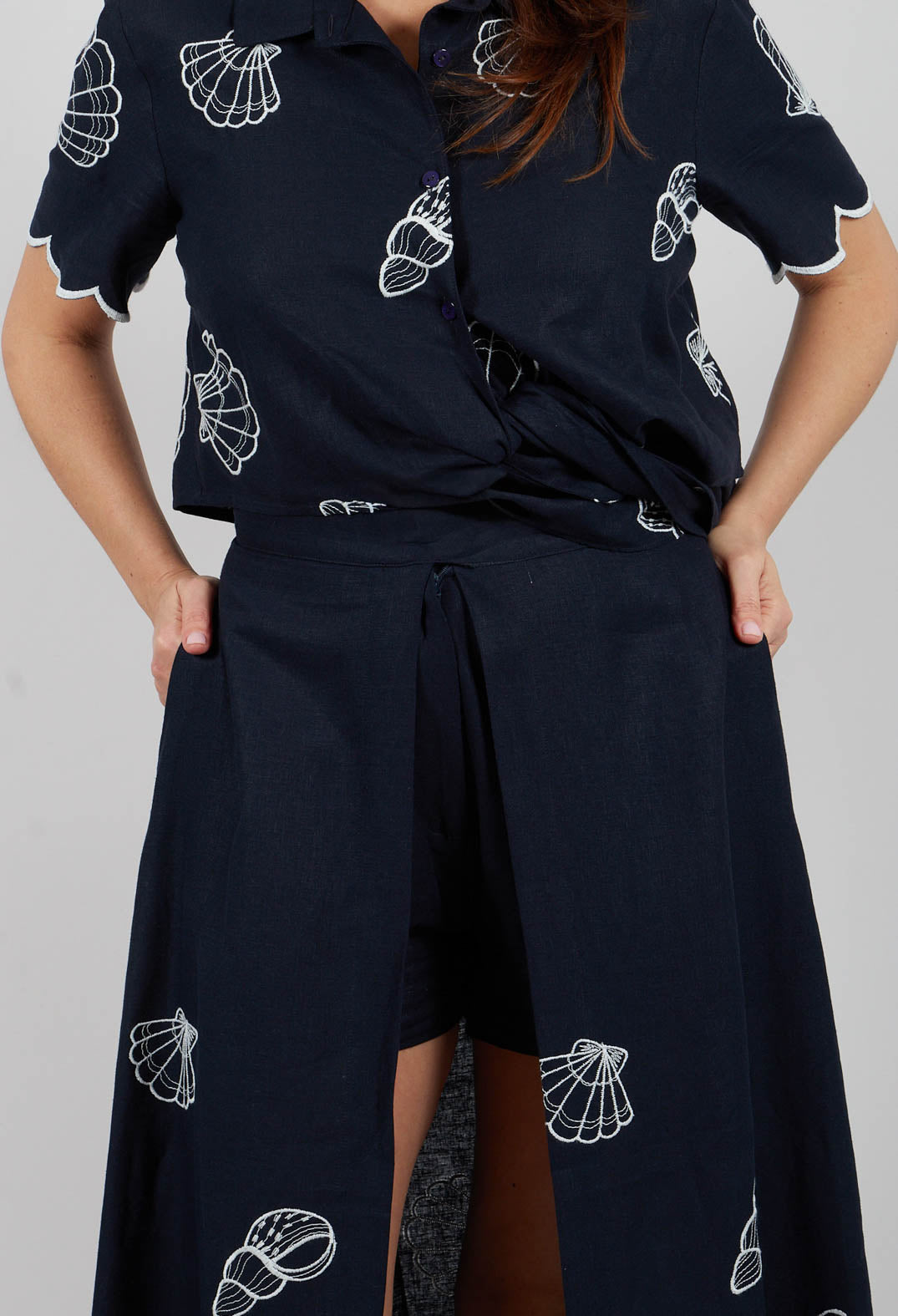 Salvia Skirt in Blu