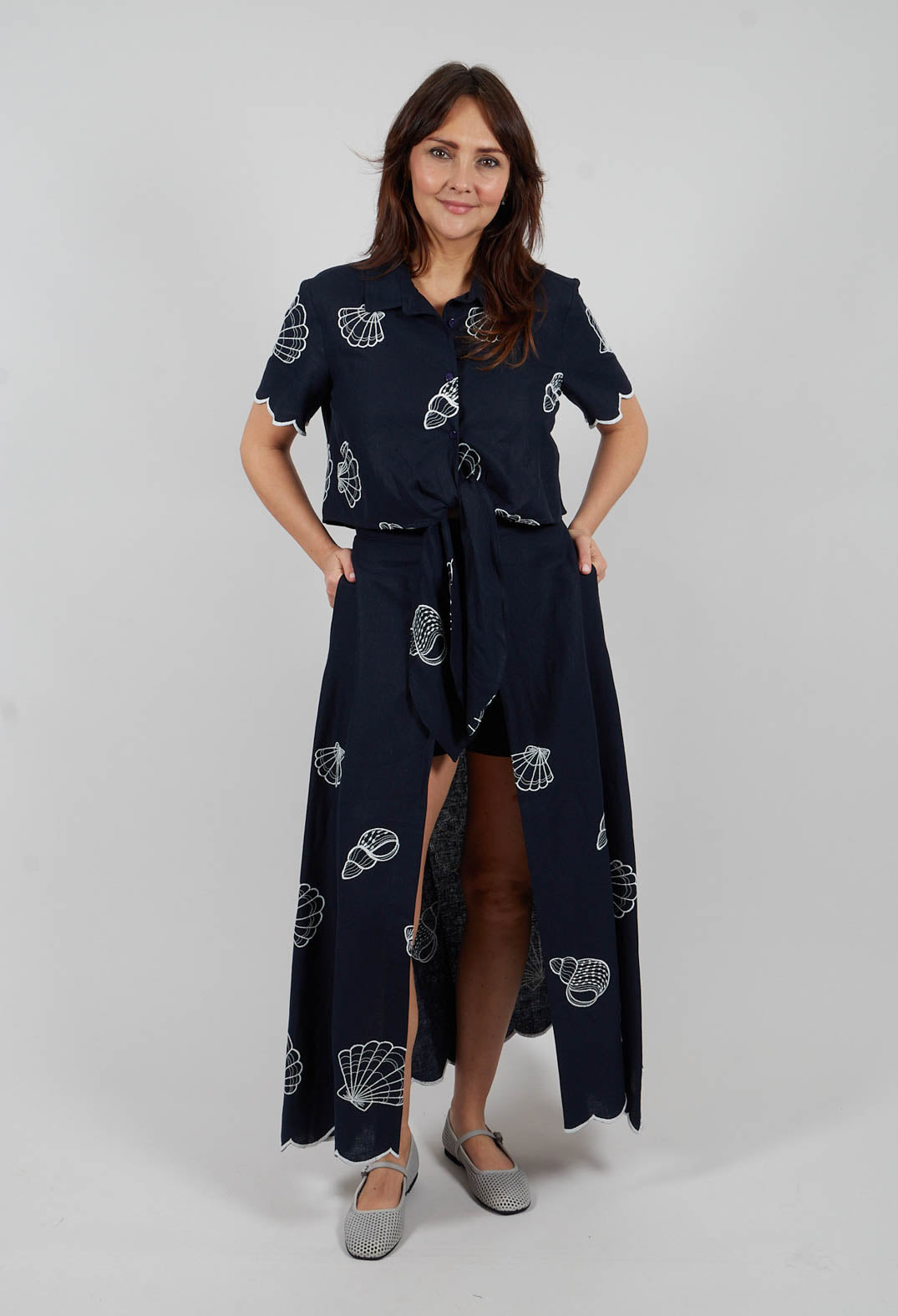 Salvia Skirt in Blu