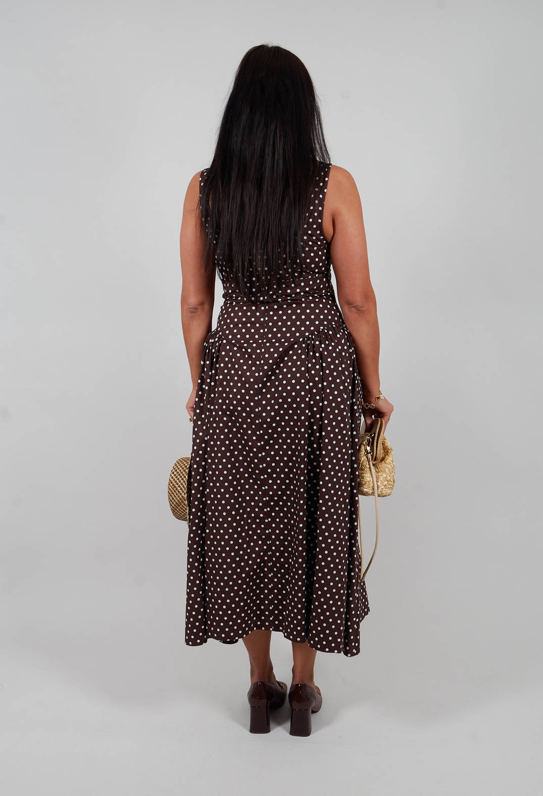 Ueue Dress in Pois Panna