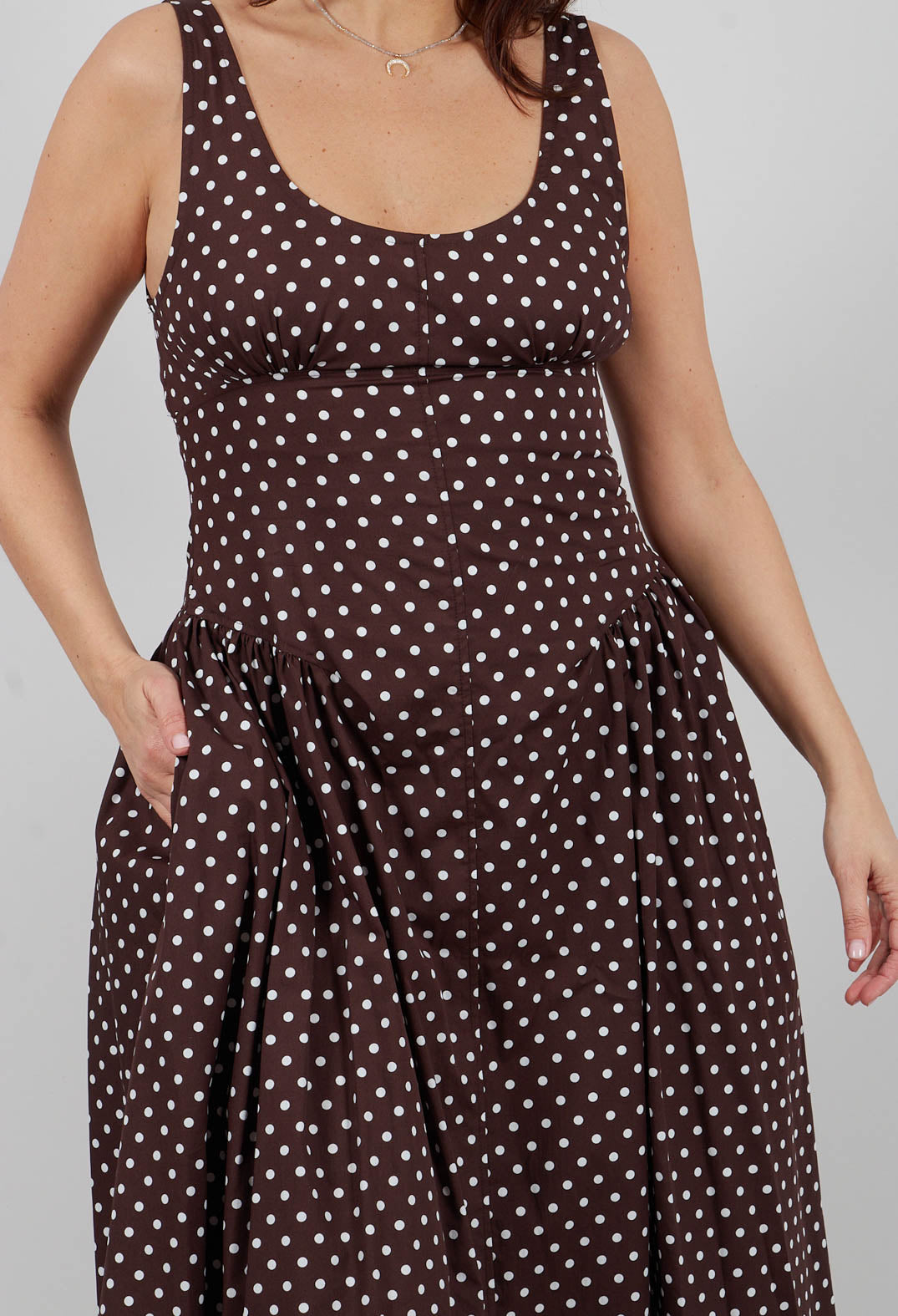 Ueue Dress in Pois Panna