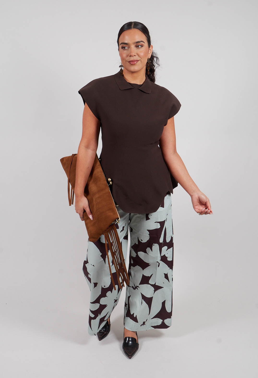 Charlene Top in Fondente