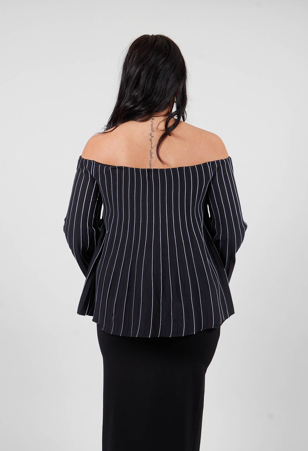 Dolfina Top in Nero Bianco