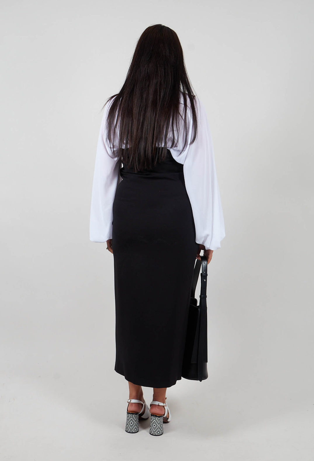 Margaret Dress in Nero