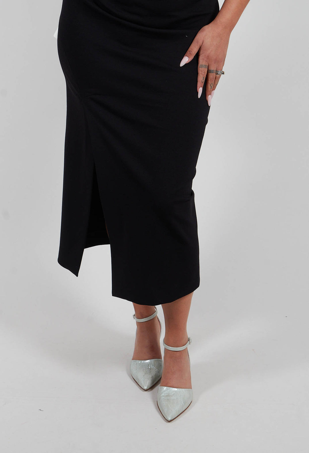 Margaret Dress in Nero