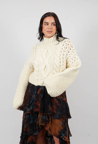 Rawan Jumper in Ivory
