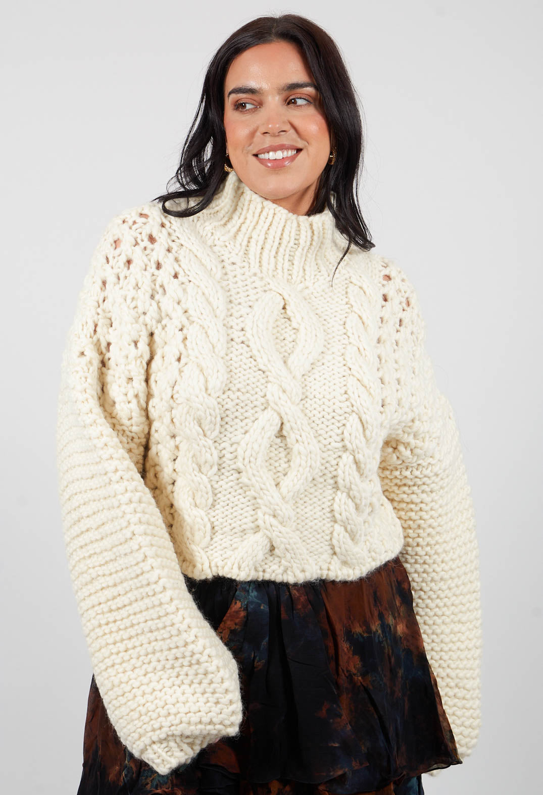 Rawan Jumper in Ivory