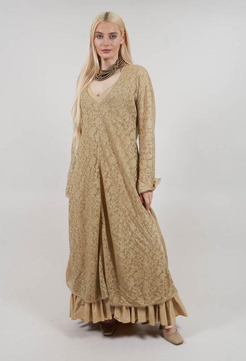 Dalhia Dress in Beige