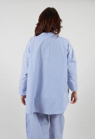 Accesa C Shirt in Azzuro Stripe