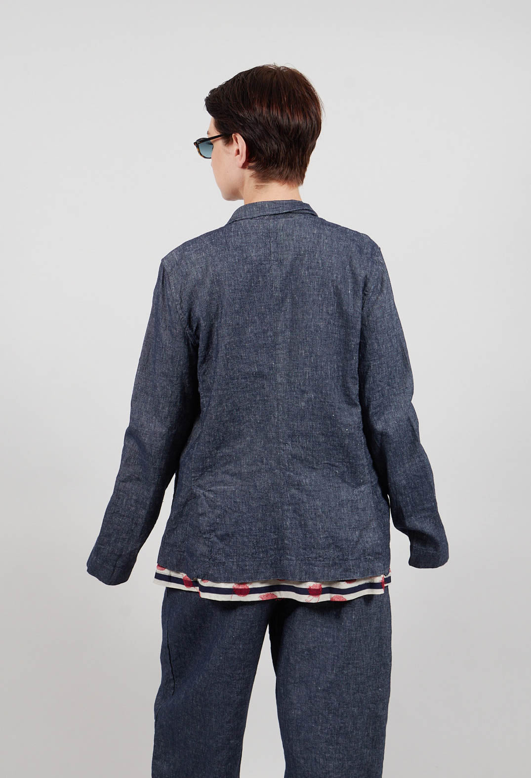 Aprile D Jacket in Denim Tbarb