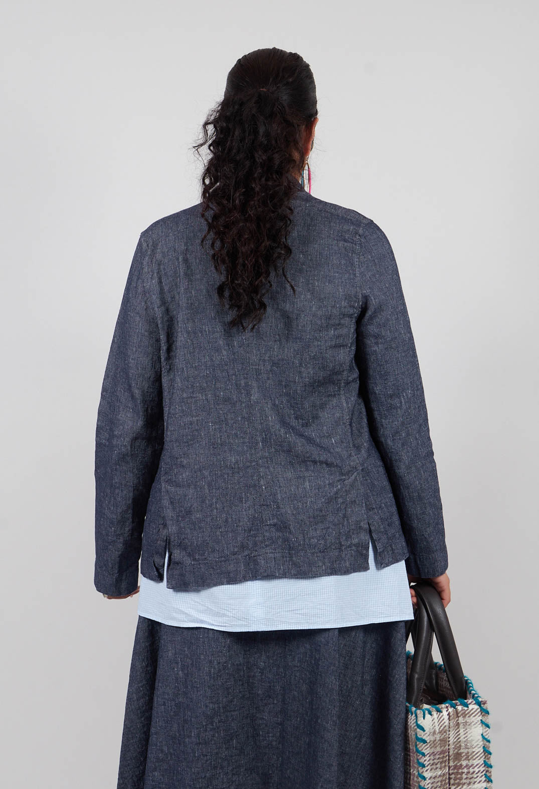 Aprile D Jacket in Denim Tbarb